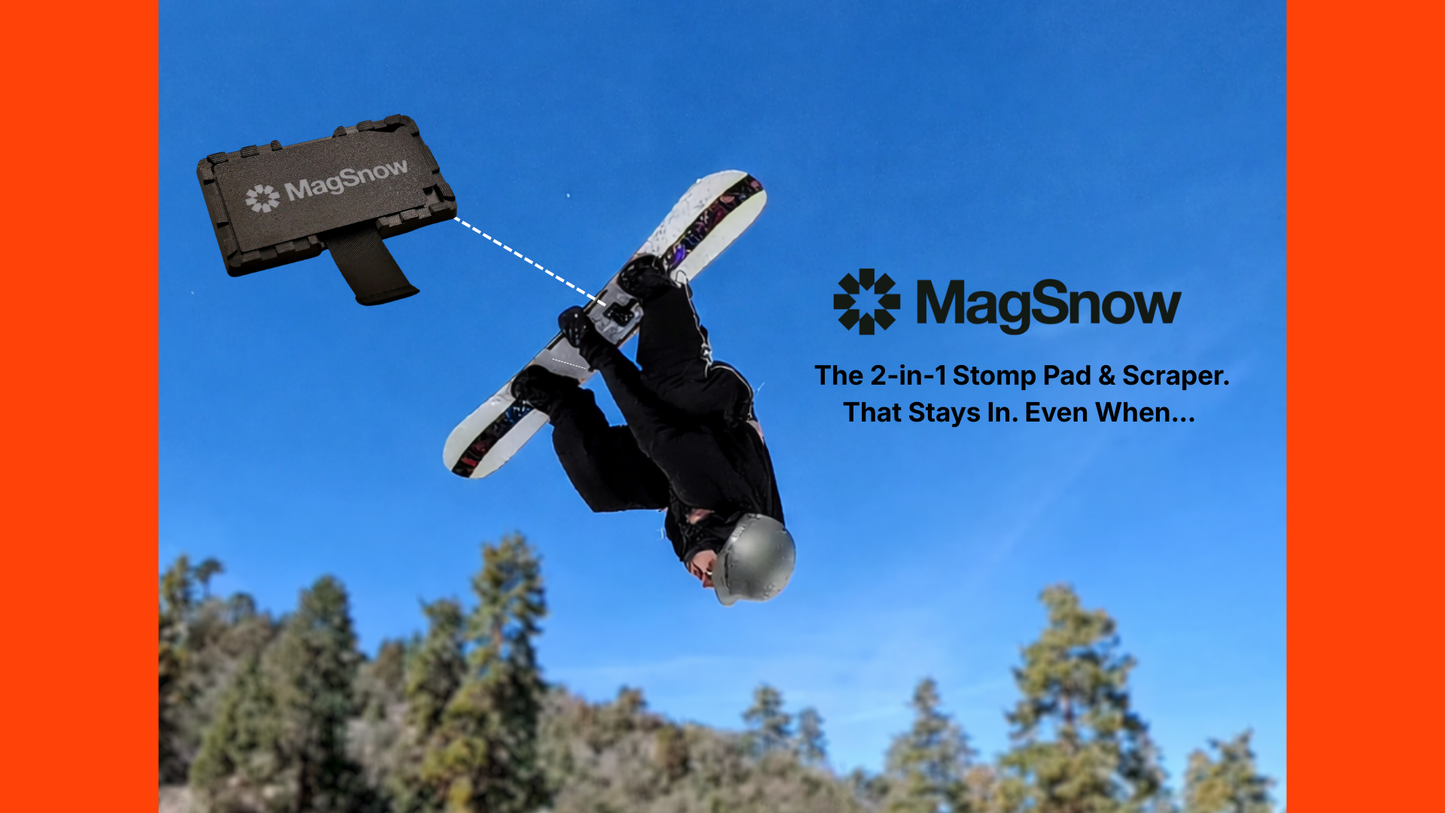 MagSnow: Stomp Pad + Ice Scraper w/ MagLock™ System