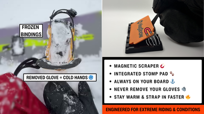 MagSnow: Stomp Pad + Ice Scraper w/ MagLock™ System